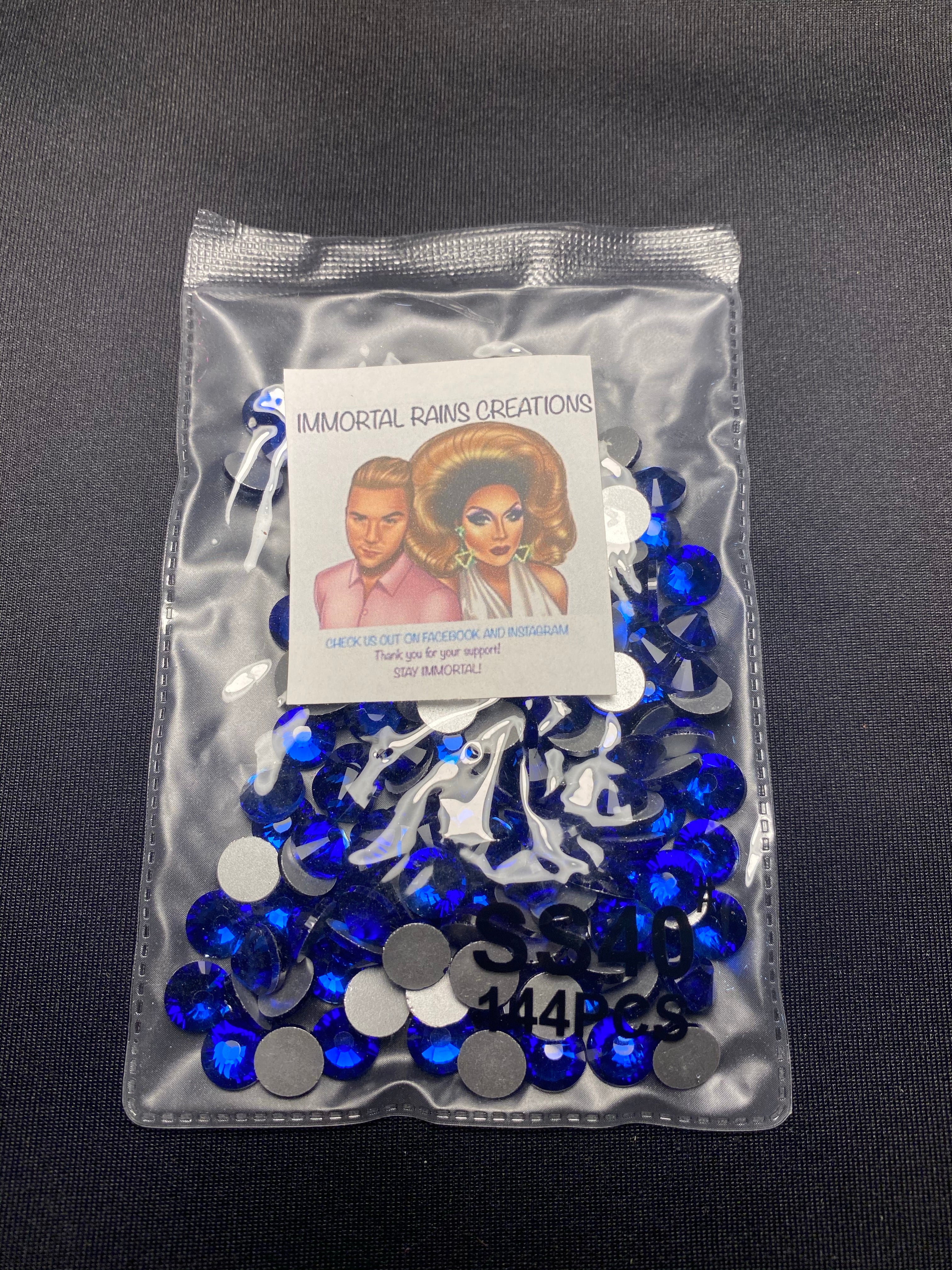 SS40 Flatback Non-hotfix rhinestones 1 gross (144 stones)