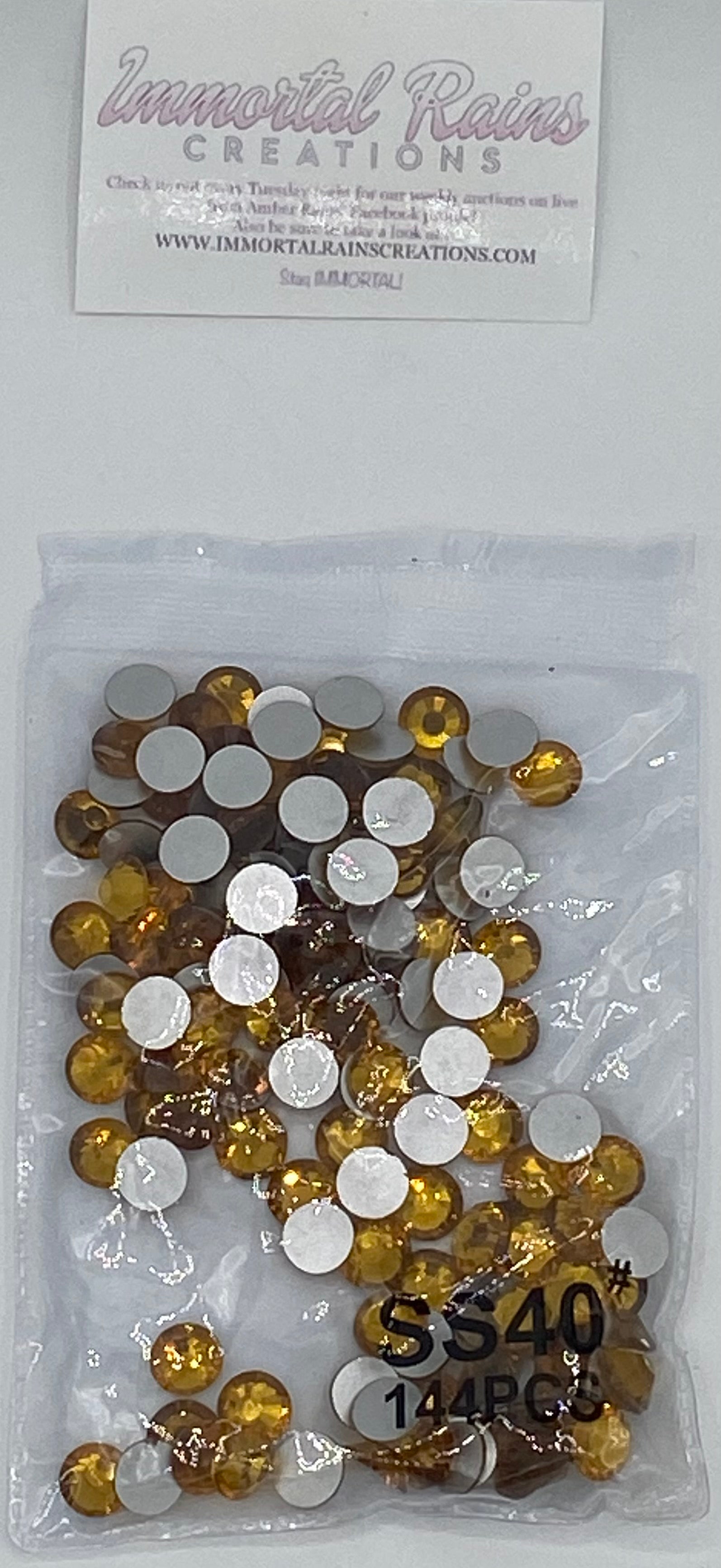 SS40 Flatback Non-hotfix rhinestones 1 gross (144 stones)